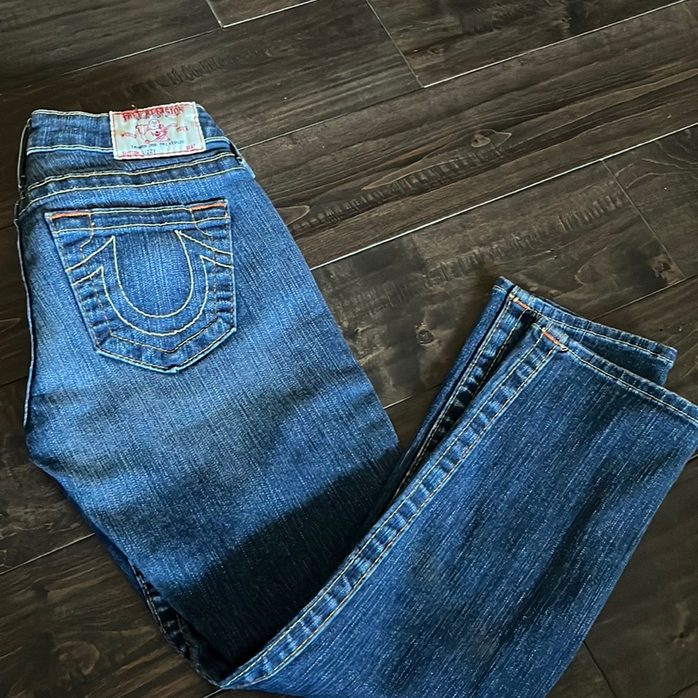 True Religion women’s Lizzy capri jean